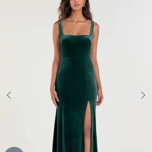 Jenny Yoo Mara Emerald Dress